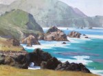 Big Sur, Oils, 12” x&nbsp;16″